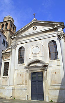 Old church,Venice Italy photo