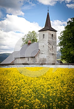 Old church at village Ludrova, Slovakia