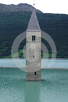 Old church in the water