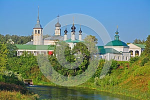 Old churches and Gostiny dvor in Suzdal, Russia