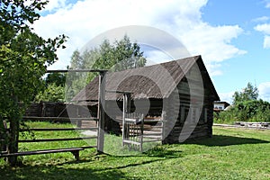 Old Chuvash village. Russia