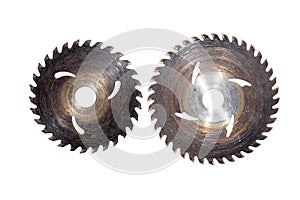 Old circular saw blade