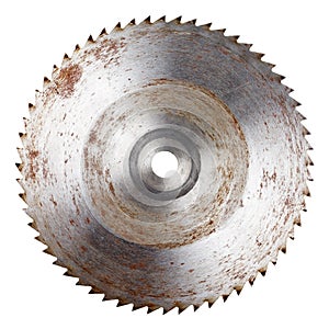 Old circular saw blade
