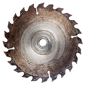 Old circular saw blade