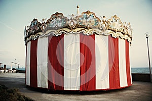 Old circus tent