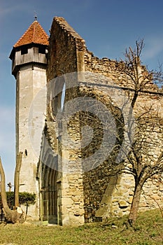 Old cistercian church in Carta, Romania