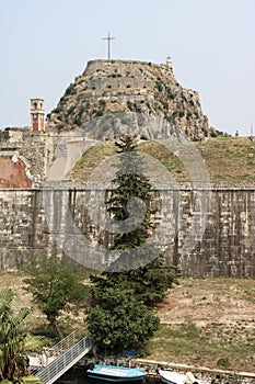 Old citadel in Corfu Town (Greece)