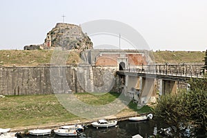 Old citadel in Corfu Town (Greece)