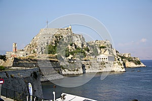 Old citadel in Corfu Town (Greece)