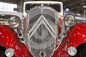 Old Citroen car on static display