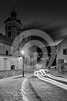 Old city in Banska Stiavnica, Unesco, Slovakia