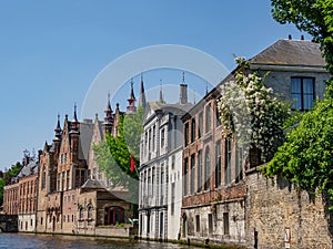 The old city of Bruges in Belgium