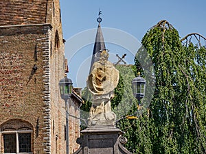 The old city of Bruges in Belgium