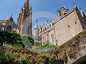 The old city of Bruges in Belgium