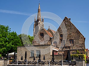 The old city of Bruges in Belgium