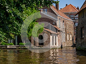 The old city of Bruges in Belgium