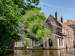 The old city of Bruges in Belgium