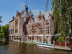 The old city of Bruges in Belgium