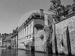 The old city of Bruges in Belgium