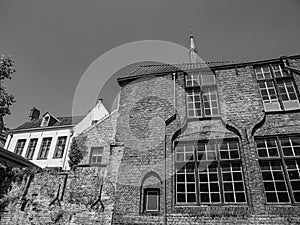 The old city of Bruges in Belgium