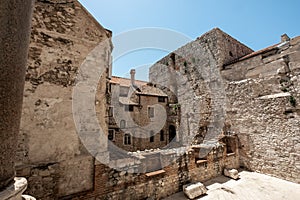 Old city center of Split Croazia photo