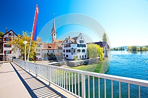 Old city center of Stein am Rhein village