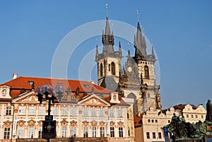 Old city. City landscape. Prague, Czech Republic.