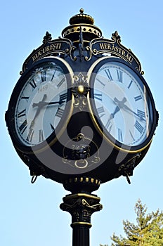 Old city clock