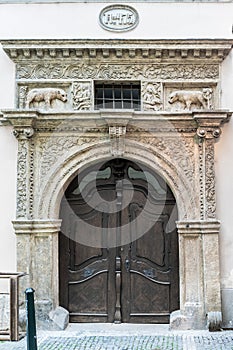 Old city door