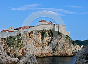 The old city of Dubrovnik from the west harbor