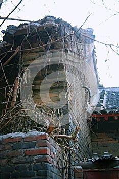 The old city dwellings in the old city of Luoyang