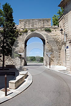 Old city entrance Avignon