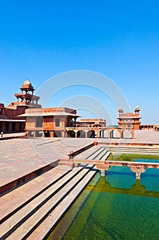 Old city of Fatehpur Sikri, India.