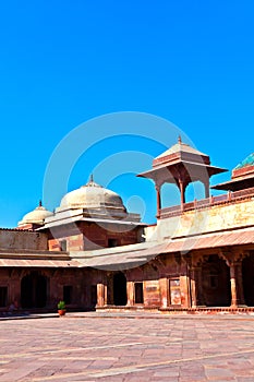 Old city of Fatehpur Sikri, India.