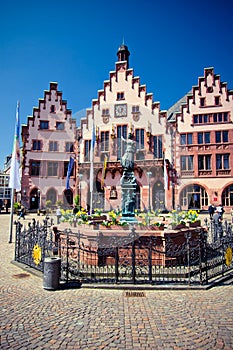 Old city of Frankfurt. Roemer place photo