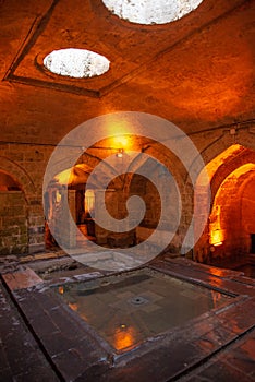 Gaziantep old city, Turkey, underground water cistern photo
