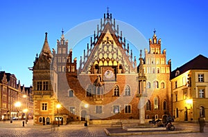 Old city hall in wroclaw photo