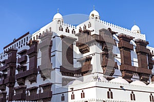 Old city in Jeddah, Saudi Arabia known as Historical Jeddah. Old and heritage Windows and Doors in Jeddah.Saudi Arabia photo