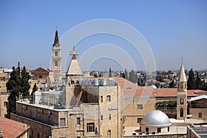 Old City of Jerusalem Christian Quarter View