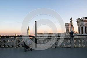 Old city Jerusalem roof view