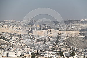 Old City of Jerusalem Landscape, Israel photo