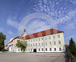 Old city streets and buildings