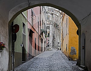 Old city of Taggia 2 photo