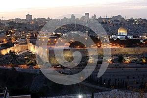 Old City, Temple Mount with Dome of the Rock