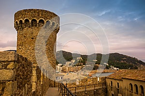 Old city of Tossa de Mar