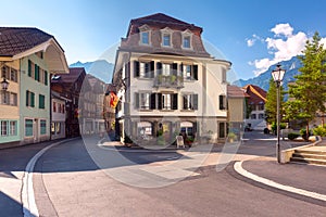 Old City of Unterseen, Interlaken, Switzerland photo