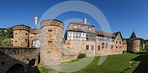 Old city wall in Buedingen