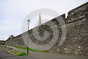 Old city wall, Derry, Northern Ireland