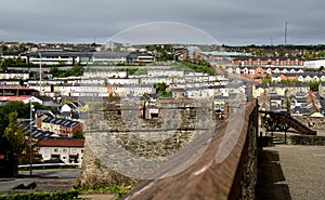 Old city wall, Derry, Northern Ireland
