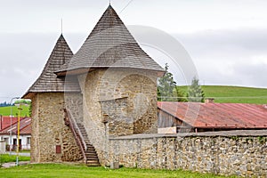 Old city wall of PodolÃ­nec town